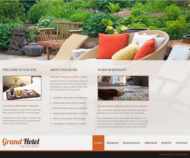 Templat Situs Web Bootstrap Perjalanan
