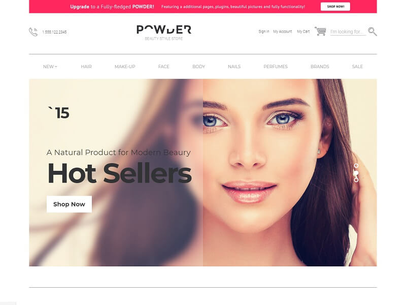 Polvo Powder Free OpenCart Themes