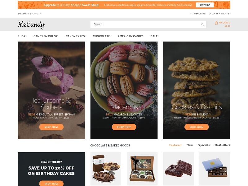 Sra. Candy Ms.Candy opencart