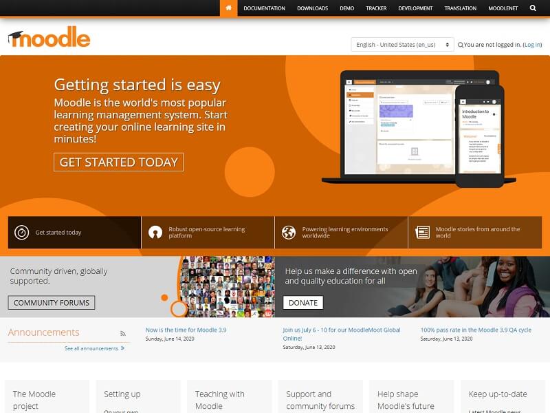 Moodle Moodle PHP CMS