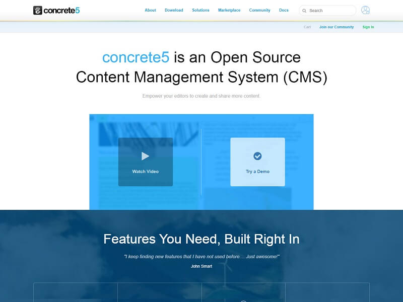 Concreto5 1 Concrete5 Best CMS