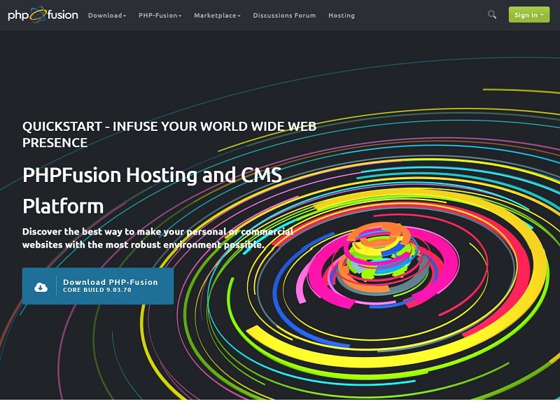 PHP Fusión 2 PHP Fusion Best CMS