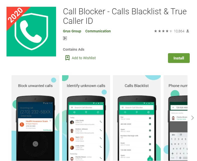 Bloqueador de llamadas Call Blocker Truecaller Alternative