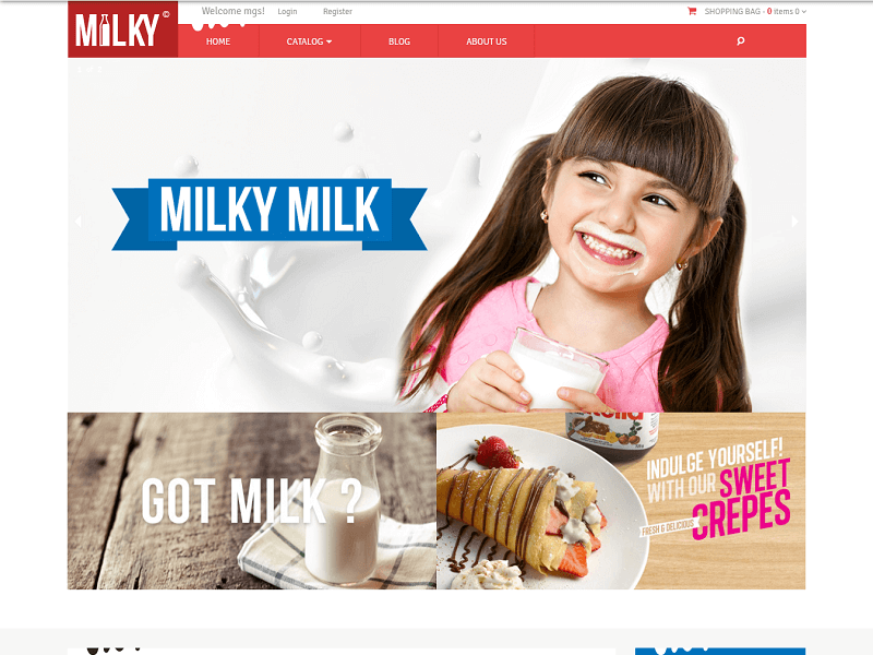 Tema Shopify Gratis Milky