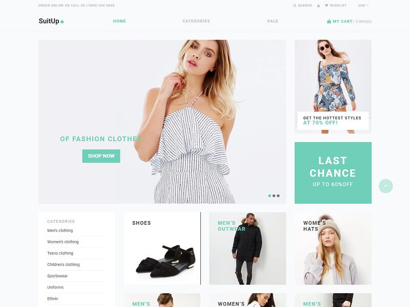 SuitUP SuitUP Free Shopify Themes