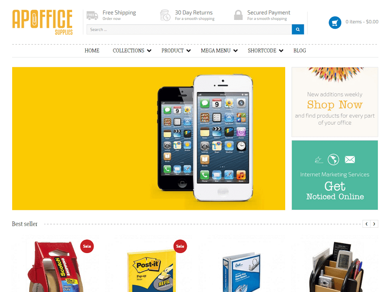 Tema Shopify Gratis Office