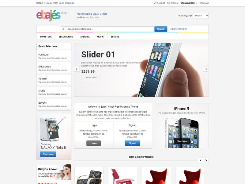 Ébajes Ebajes Magento Themes