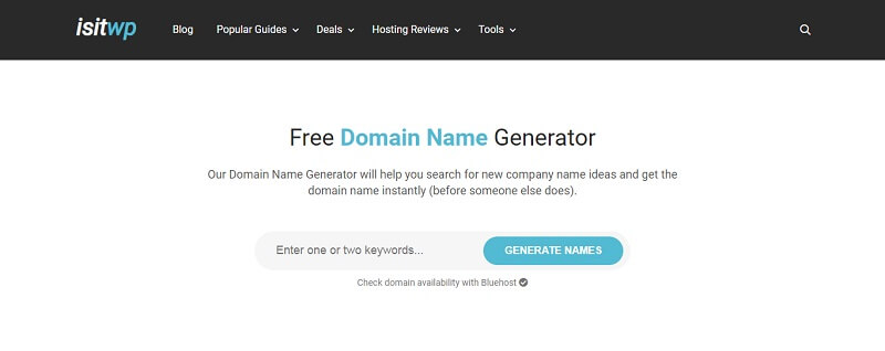 Generator Nama IsItWp IsItWp Name Generator