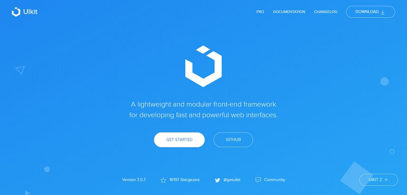 Kit d'interface utilisateur UI kit Free HTML CSS Frameworks