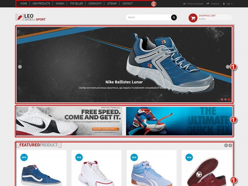 狮子座运动鞋 Leo Sport Shoes