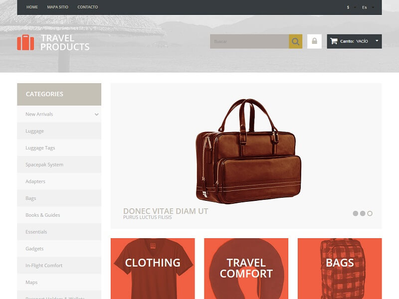 旅游用品店 Travel Products Store