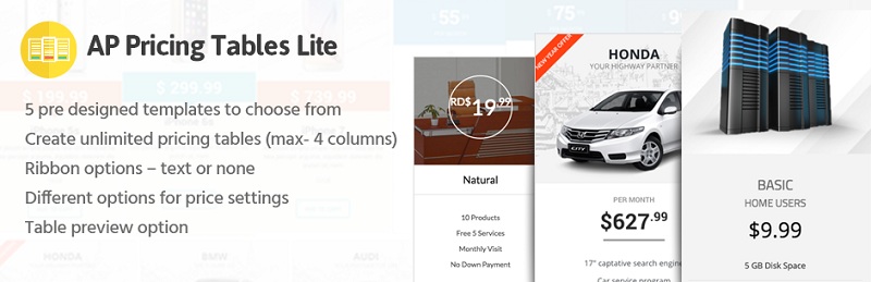 Tabelele de prețuri AP Lite