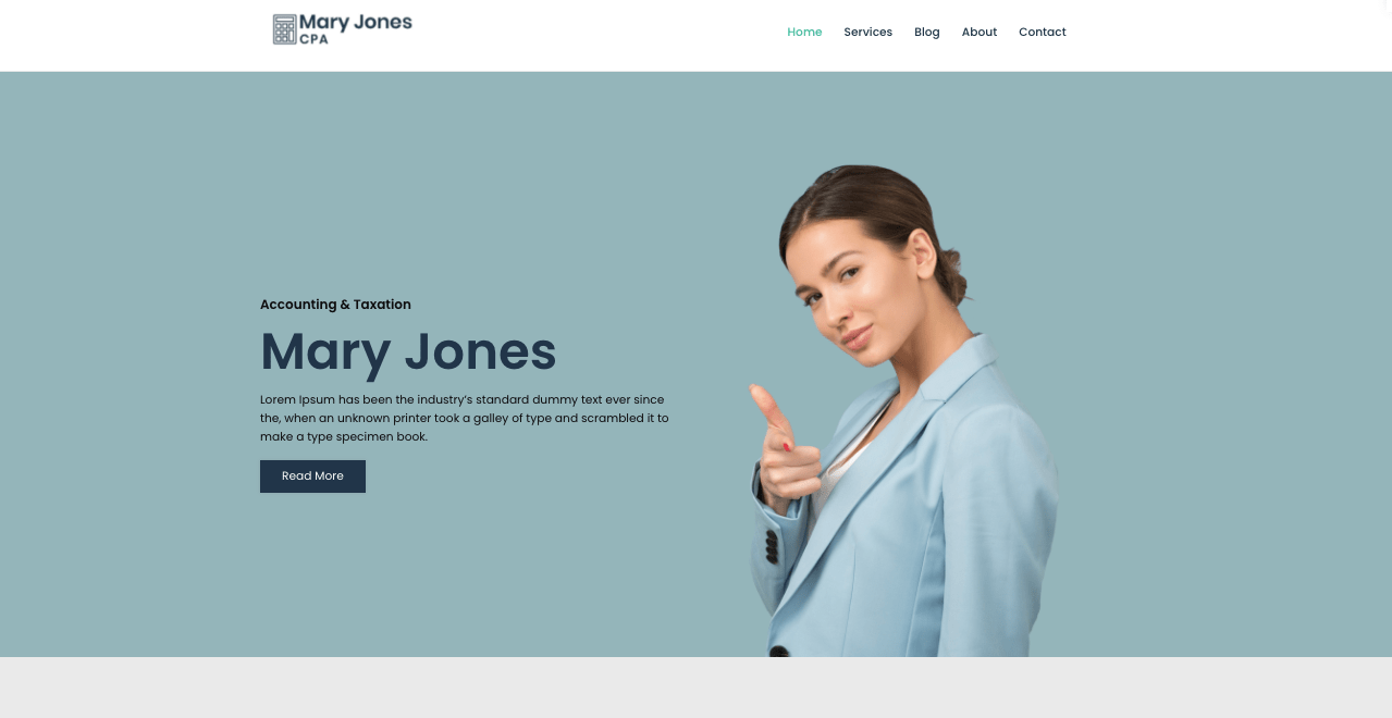 會計主題 CyberChimps WordPress Accounting Theme