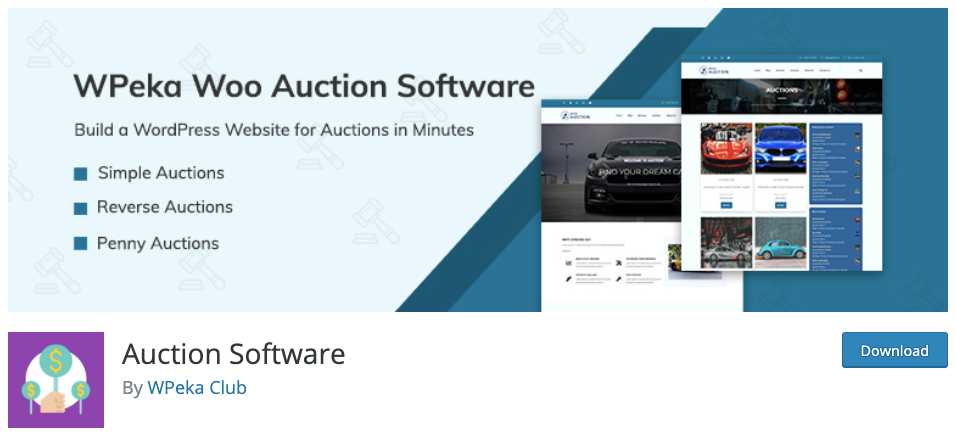 WP拍賣軟件 WP Auction Software