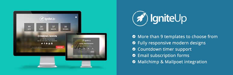 點燃 IgniteUp Free WordPress Coming Soon Plugin