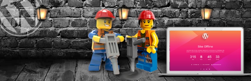 站點離線或即將推出或維護模式