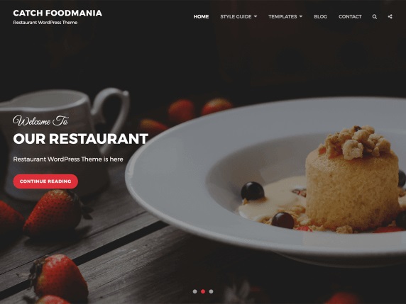 Tangkap Foodmania Catch Foodmania WordPress Theme