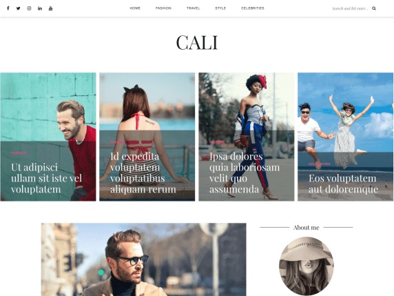Cali WordPress Theme