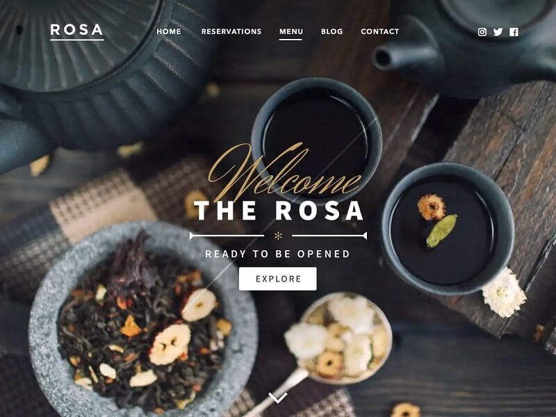 Rosa Lite theme for WordPress
