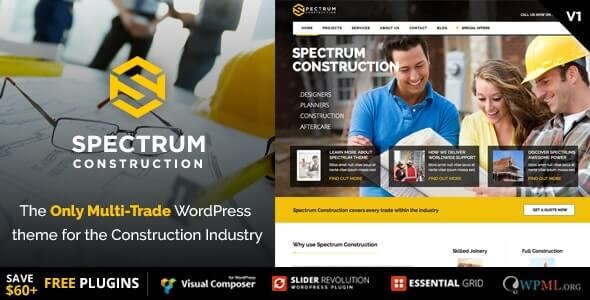 光譜 Spectrum Construction theme for wordpress