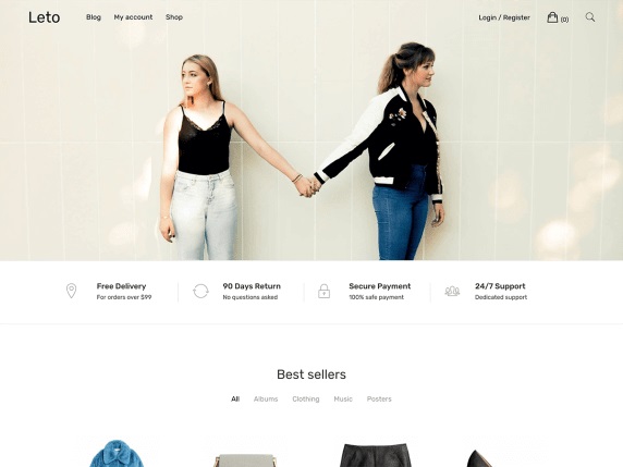Leto Leto WooCommerce WordPress Theme