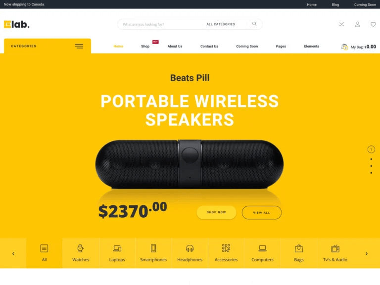 電子實驗室 eLab Best Multi vendor WordPress themes in 2021