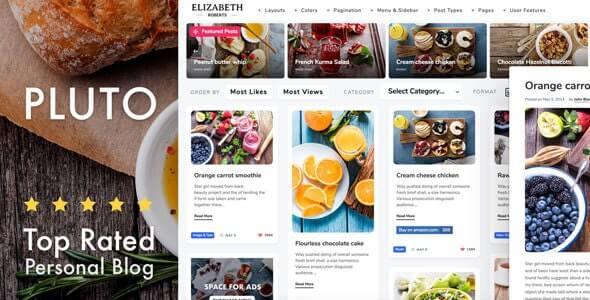 冥王星 Pluto Pinterest Style Theme For WordPress