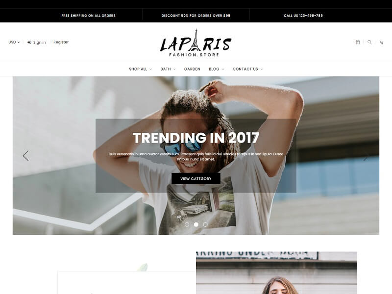 巴黎 LaParis Theme For BigCommerce