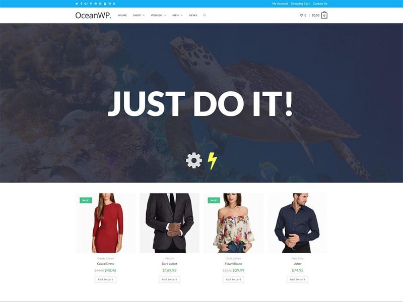 海洋WP OceanWP Fast Loading Theme For WordPress