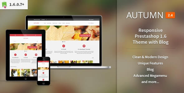 秋天 Autumn Responsive Theme For PrestaShop