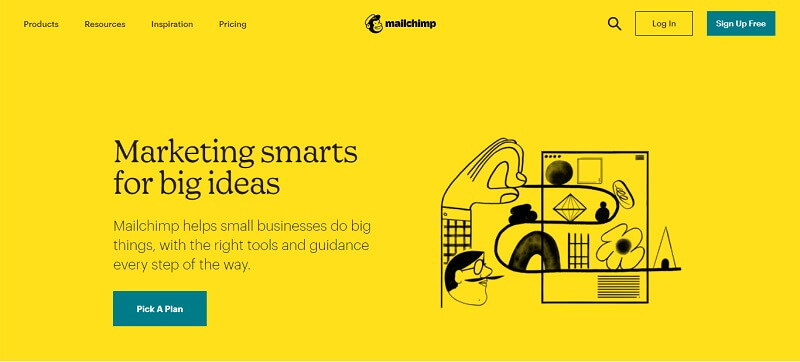 Mailchimp Marketing prin e-mail Mailchimp