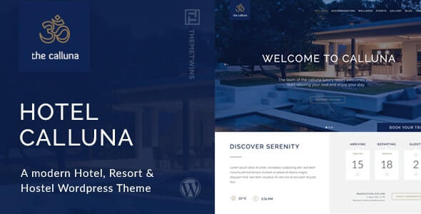 Calluna Hotel Theme For WordPress