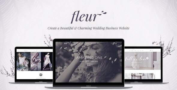 Fleur Fleur Wedding WordPress Theme