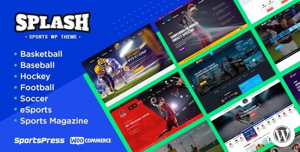 Spritzen Splash Sports Theme For WordPress