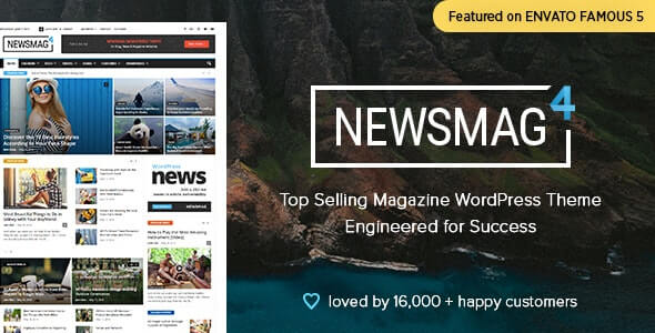 新聞雜誌 Newsmag Newspaper Theme For WordPress