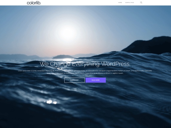 Shapely Free One Page Theme For WordPress 