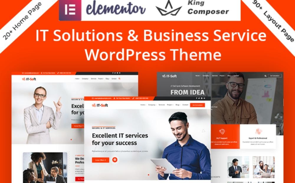 Layanan Solusi TI Teknologi Technology IT Solution Services WordPress Theme