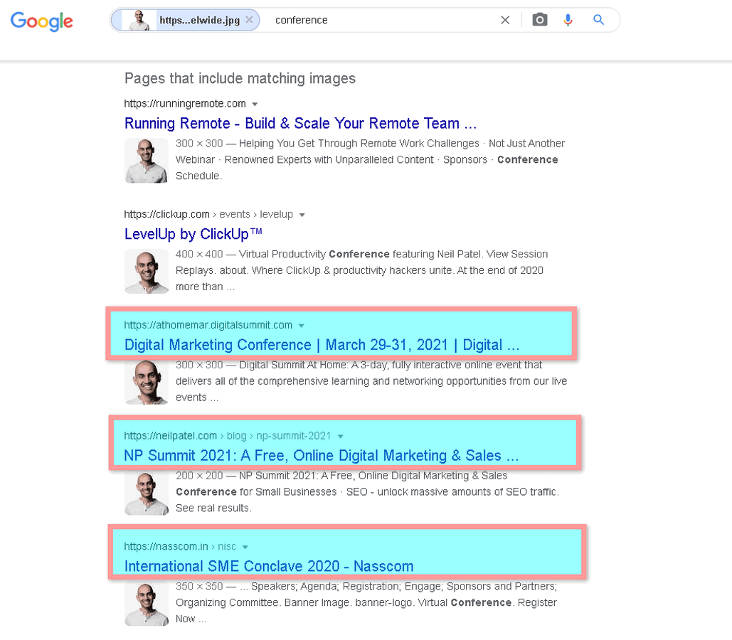 影像會議 add the search query conference next to the image