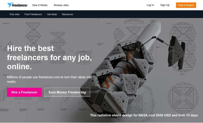Freelancer website
