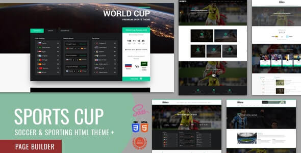 Sports Cup HTML Template