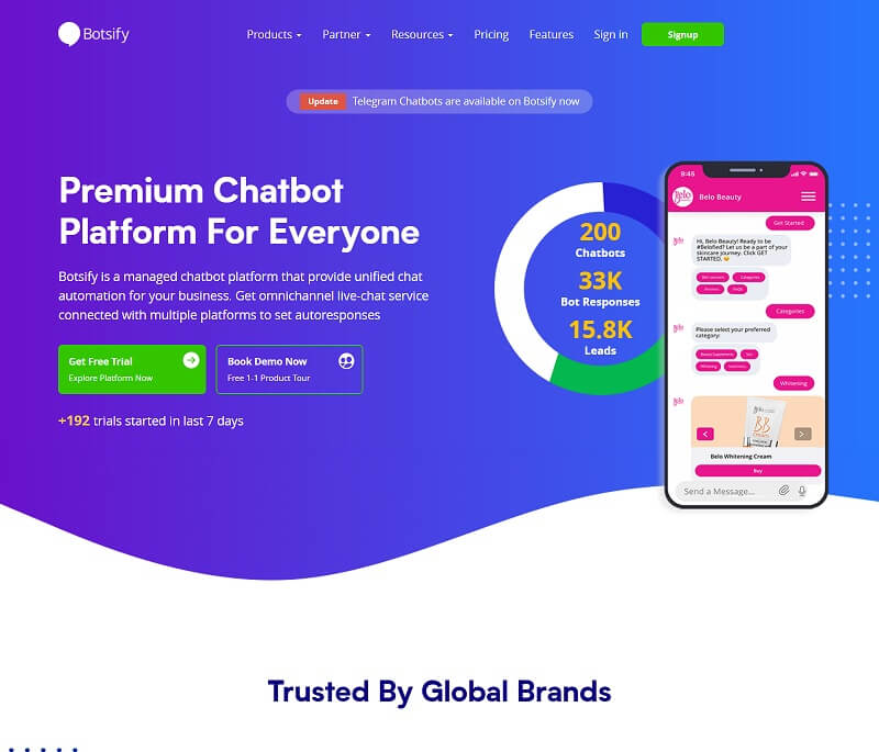 Botsify chatbot tool