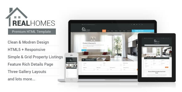 Real Homes Real Estate HTML Template