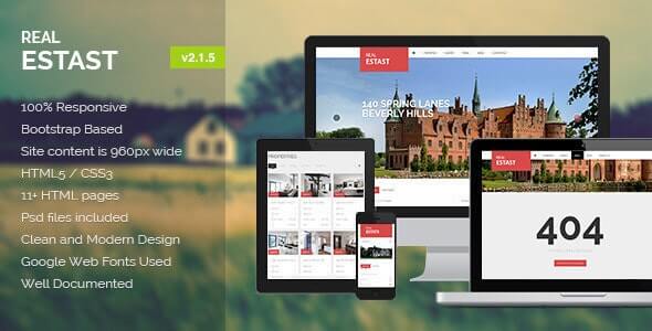 RealEstast HTML Website Template