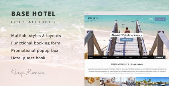 Base Hotel HTML Template