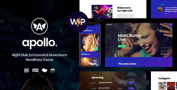 Apollo Nightclub WordPress Theme