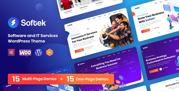 Softek IT Company WordPress Theme
