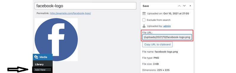 Facebook Logo Upload