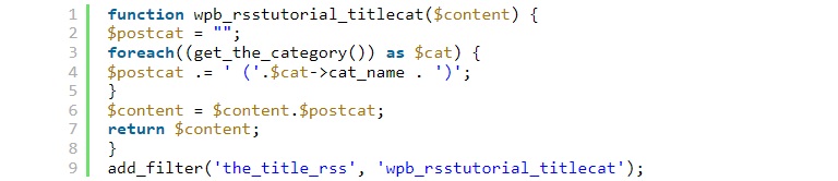 Add Additional Text to Post Titles in RSS