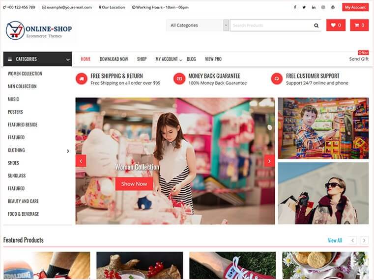 online shop best WordPress Themes