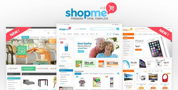 ShopMe Ecommerce HTML Template
